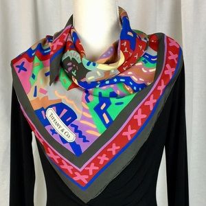 Tiffany & Co. multi-colored scarf 🧣